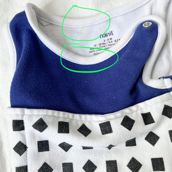 🪴5/$30 Nanit 3-6 Months Breathing Wear Sleeping Bag Blue Sleep Sack - Picture 5 of 6